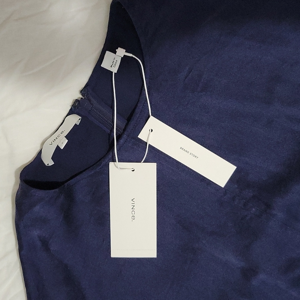 Vince silk dress nwt small